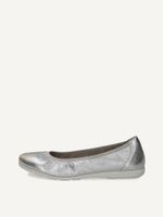 caprice ballerina silver made of leather size 39
