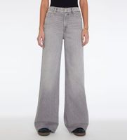7 for all mankind para mujer jsp0c660du jeans acampanados tiro alto gris 26 casual