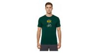 camiseta de manga corta rubb r ride verde