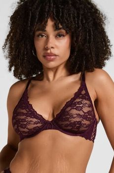 Hunkemöller Sujetador Con Aros Sin Relleno Aveline Morado