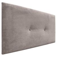 dhome cabecero de pana liso con botones 95x50 camas 8090 - marron