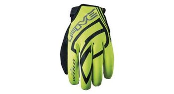 Par de guantes de invierno cortavientos five amarillos