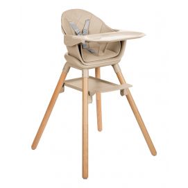 Trona Kikkaboo 2 en 1 Woody Beige 2024