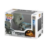 figura funko pop pop movies jw 3 - velociraptor blue  beta