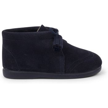 Pisamonas Botines Bota Serraje Picado Y Borlas para niño