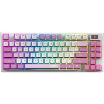 Teclado MSI Forge GK600 TKL mecánico lineal retroiluminado español