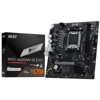 placa base msi pro a620am-b evo amd a620 zocalo am5 ddr5 micro-atx 25gbe m2