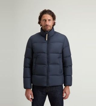 Woolrich para hombre. CFWOOU2086MRUT2635 Plumífero Cloud de microfibra marino (S), Casual, Poliéster