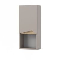 armario de bano marelle 30 x 67 cm con puerta y compartimento abierto vicco