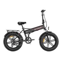 bicicleta electrica plegable engwe ep-2 boost con bateria extraible de 48 v y 13 ahnegra