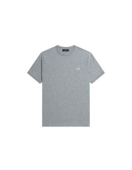 Camiseta Fred Perry Ringer Hombre Gris