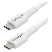 cable usb-c startech 1 m 60w 3a blanco carga y datos