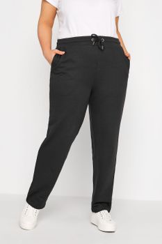 Joggers Negros Pernera Recta, Mujer Curvy Y Tallas Grandes, Yours
