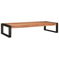 estante de bano marron 120 x 50 x 23 cm madera de acacia solida vidaxl