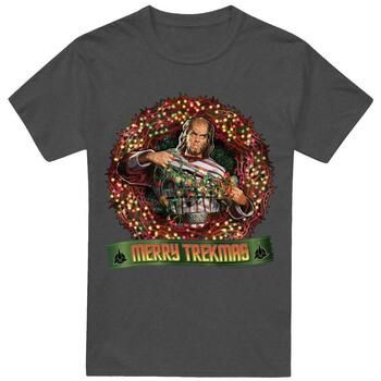 Star Trek Camiseta Merry Trekmas para mujer
