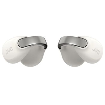 Auriculares JVC inalámbricos Bluetooth 5.3 abiertos con clip, micrófono y color blanco