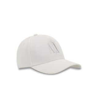 A|X Armani Exchange para mujer. XW000957AF13846U0002 Gorra Basic blanco (OSFA), Casual, Algodón