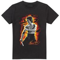 bruce lee camiseta dragon fire para hombre