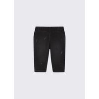liu jo pantalones pantalones denim fleece con strass para nina