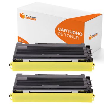 Pccom Essential Brother Tn2000/tn2005/tn350 Tóner Compatible Negro Pack 2