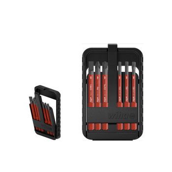 Juego De Puntas Eléctricas Delgadas - Juego De 6 Puntas Power Slim - 6 Cuadradas - Wiha - 45804