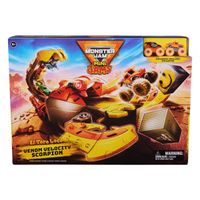 spin master - monster jam - escenario el toro loco venom velocity scorpion mini jams toro loco y max-d monster de metal escala 187-6069752-monster truck-coches para ninos -juegos infantiles-