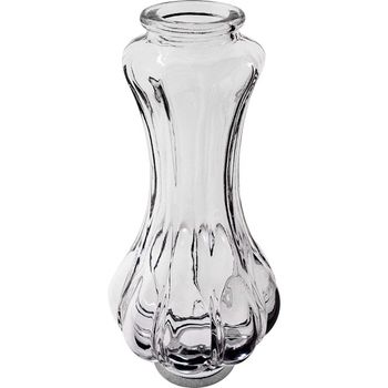 Columna de cristal 17xd.7,5cm taladro 2,5cm transparente