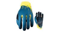 par de guantes largos five xr lite bold blue   yellow