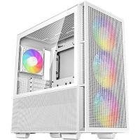 deepcool ch560 argb mid tower cristal templado usb 32 blanca