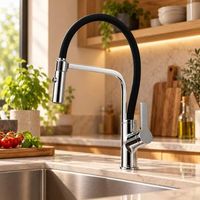 kibath grifo cocina extraible monomando ariadna acabado cromo brillo fabricado en laton