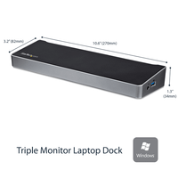replicador de puertos usb 30 triple para ordenador portat il