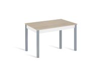 mesa cocina fija 110x70 cm roble pata gris