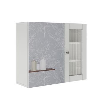 Armario Con Espejo Para Baño Malte 60 X 50 Cm Con Espejo Vicco