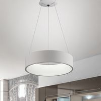 lampara colgante led kubika blanca