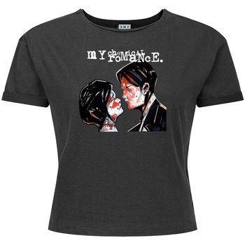 Amplified Clothing Camiseta Three Cheers para mujer