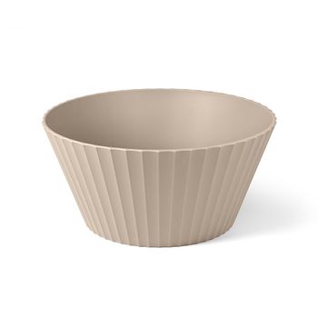 Ensaladera de polipropileno taupe mate diam. 25cm