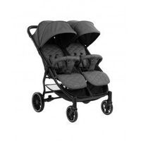 carrito gemelar happy 2 gris oscuro 2023
