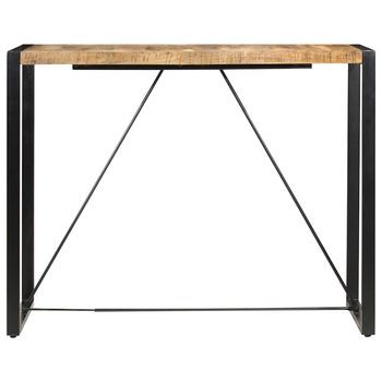 Mesa Alta De Cocina - Mesa De Comedor De Madera Maciza De Mango 140x70x110 Cm