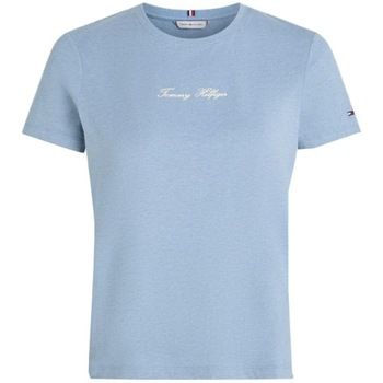 Tommy Hilfiger Camiseta Classic Script Reg Ss Te para mujer
