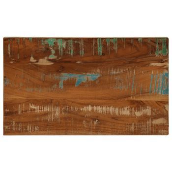 Tablero Mesa Rectangular Madera Maciza Reciclada 50x30x3,8 Cm Vidaxl