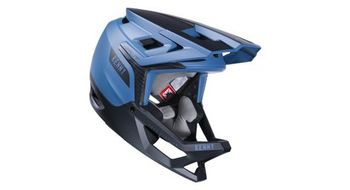 Casco integral kenny split blanco   rojo