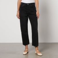 agolde 90s cropped organic denim straight-leg jeans - w30