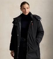 polo ralph lauren para mujer 211a97137002 abrigo acolchado de plumon de peso medio negro xs casual algodon nylon