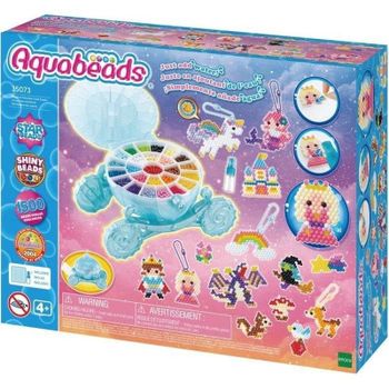 Kit de manualidades Aquabeads Enchanted Carriage 1500 cuentas multicolor
