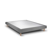 base de cama rigida 15 milano  ash redonda 200 x 80 cm