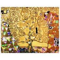 cuadro lienzo - el arbol de la vida - gustav klimt - cm 80x100