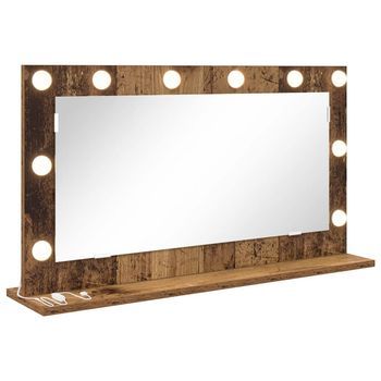 Espejo De Tocador Rectangular Madera Vieja 80 X 45 X 18 Cm Vidaxl