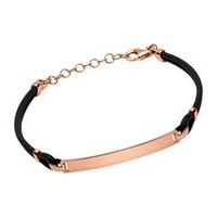 pulsera de caucho grabado rosado