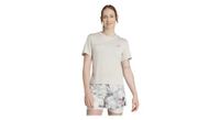 camiseta de manga corta adidas performance own the run  blanco rosa  mujer