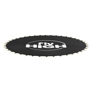 Jumpoo - Colchoneta Elástica De Repuesto Para Trampolín Infantil Ø250 Cm En Polipropileno Negro